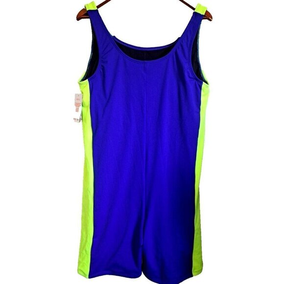 Sporti 24W HydroLast Chlorine Resistant UPF 50+ Unitard Swimsuit New w/Tags - Picture 3 of 8